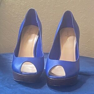 Cole Haan Blue Peep Toe heels